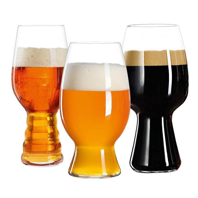 Spiegelau 4991693 Beer Glasses Bar Kit Craft Tasting Mugs, Set of 3, Clear