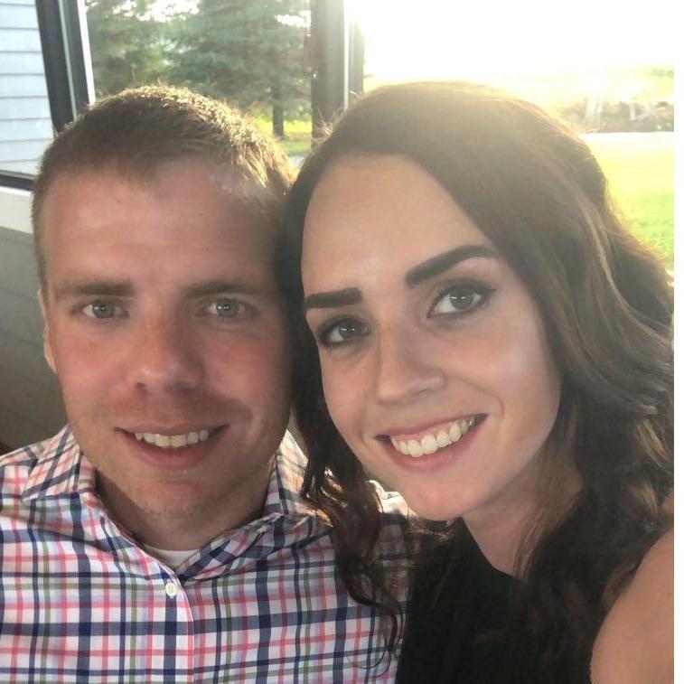 Our first wedding together...and our first picture.