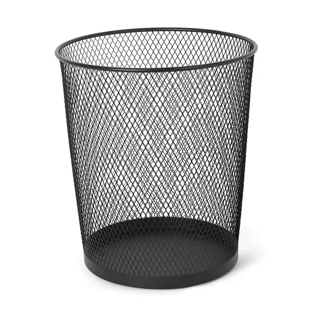 Simply Essential™ Solid Wastebasket in Black