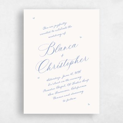 Beige Standard Wedding Invitation - Estate Portrait