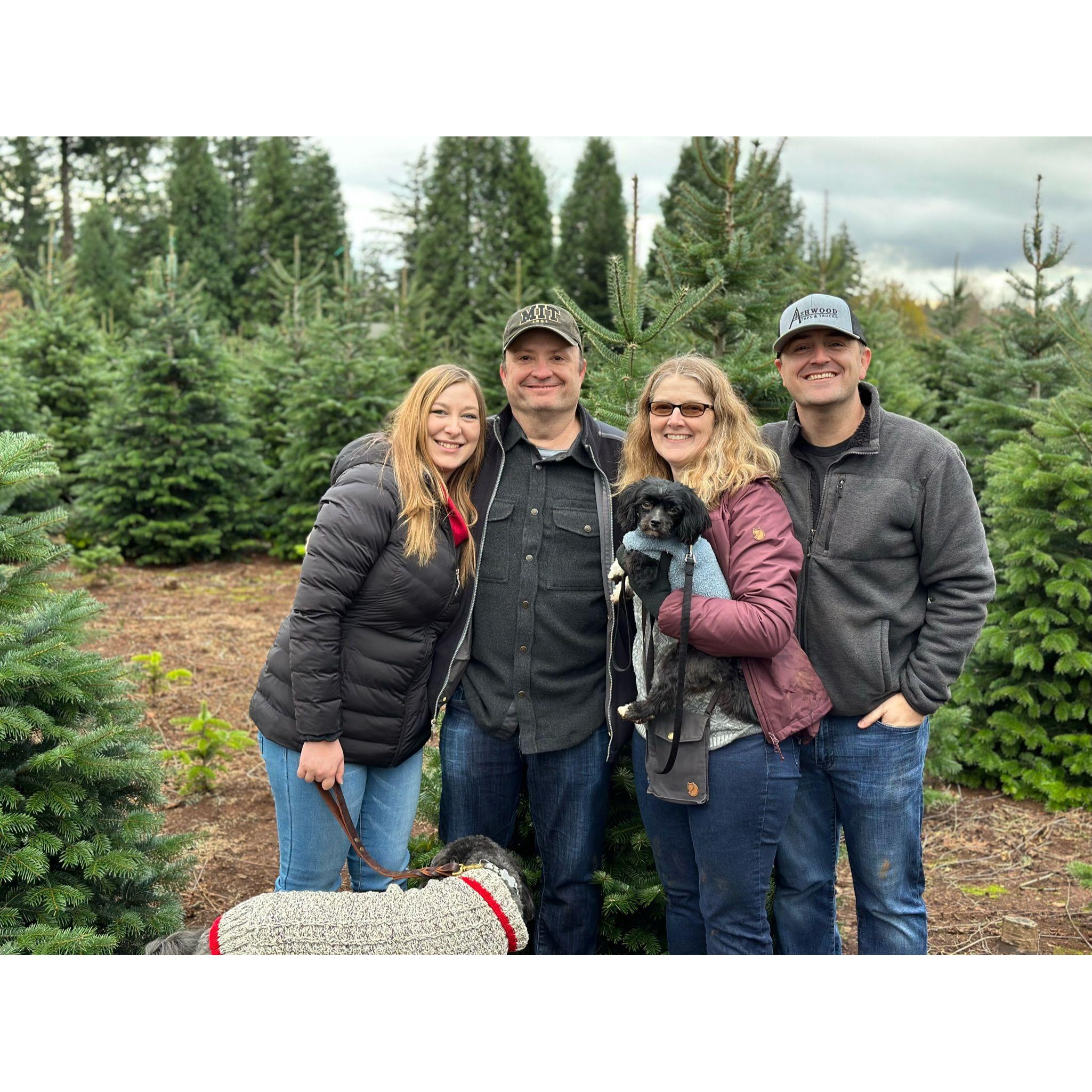 First Christmas Tree "Hunting"