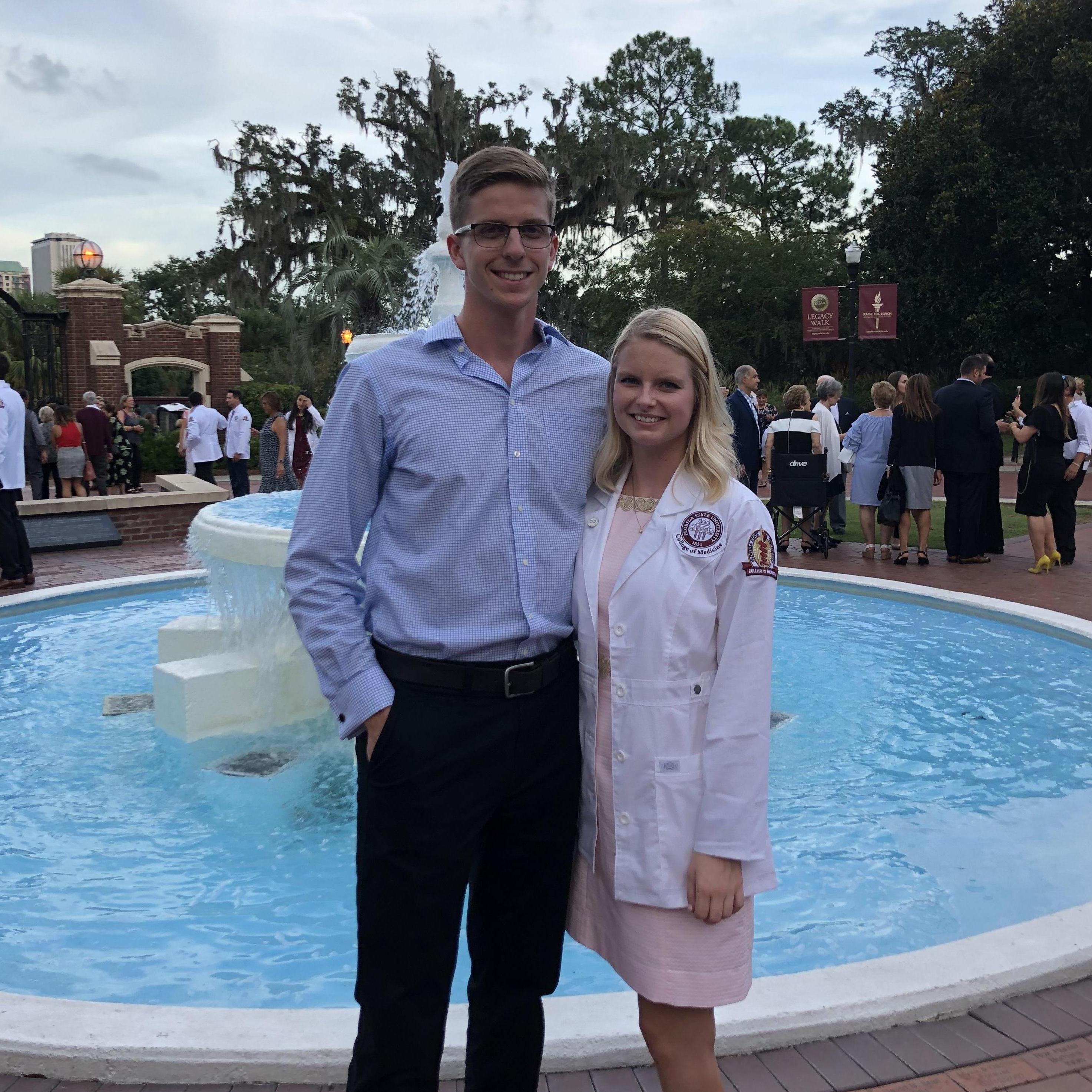 When Sydney got her white coat!