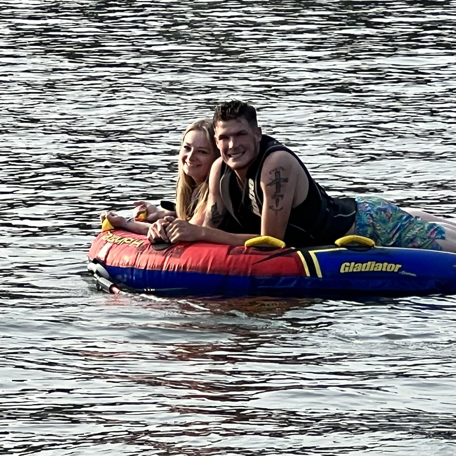 Tubing in Lake Tillery!