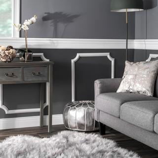 Tianna Faux Sheepskin Quarto Shaggy Rug