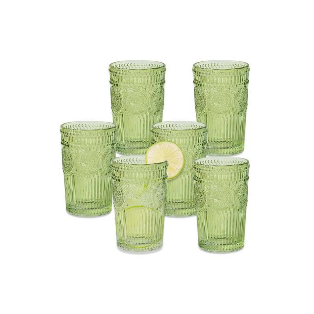 Kate Aspen 13 oz. Vintage Textured Sage Green Glass | 27203GN