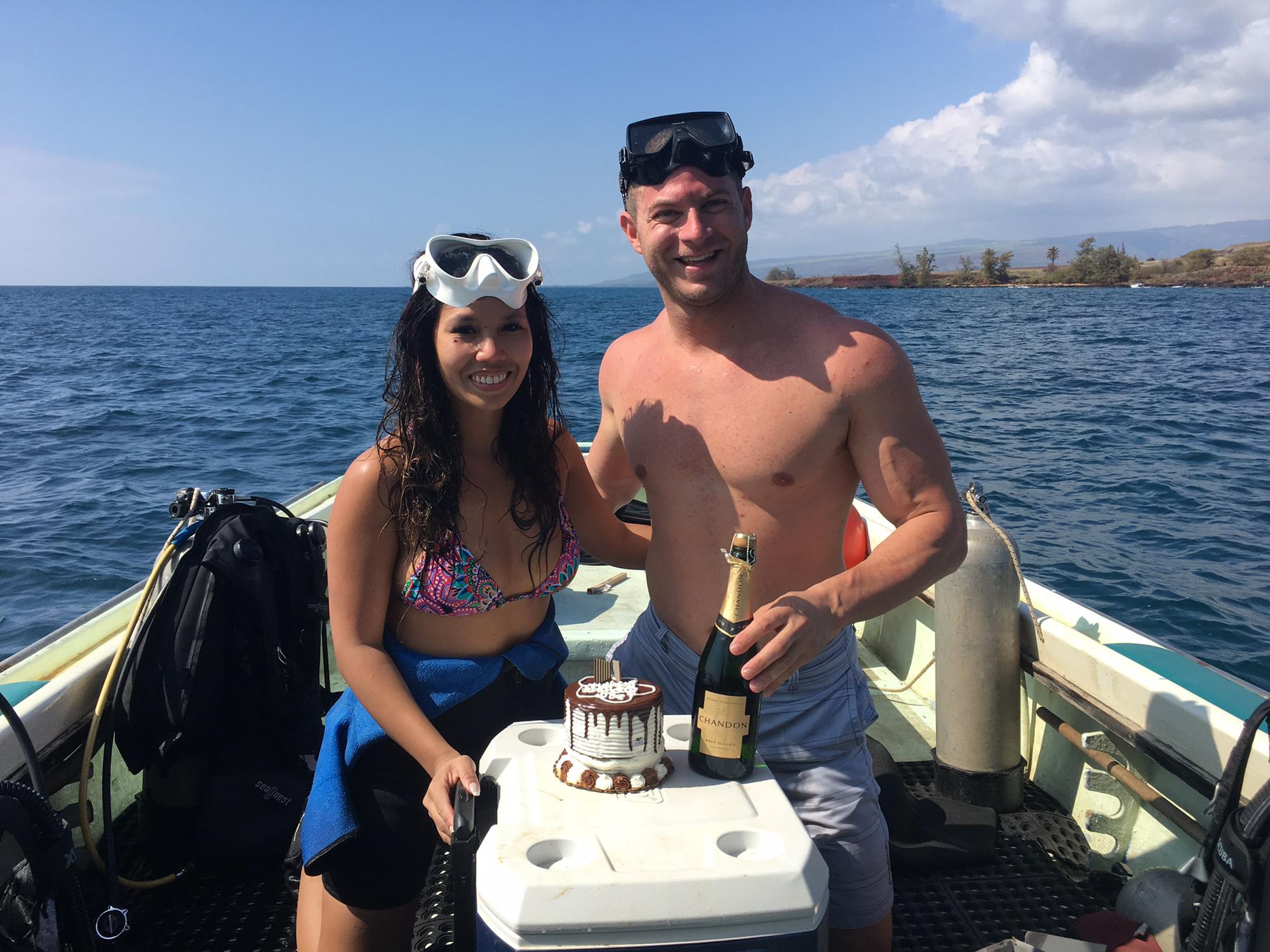 Scuba Diving on Joe’s birthday