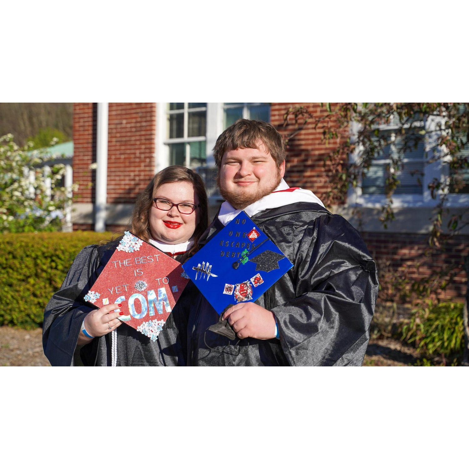 Matt and Tanya's college graduation (2021).