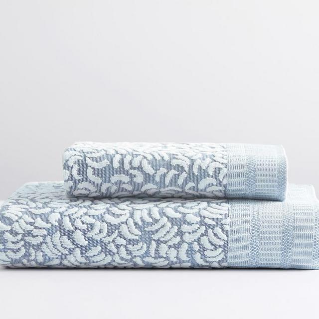 Rebecca Atwood Swirl Sculpted Towel, Hand, Blue