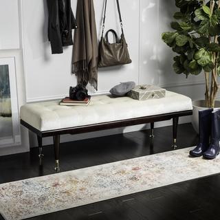 Elita Velvet Gold Cap Bench