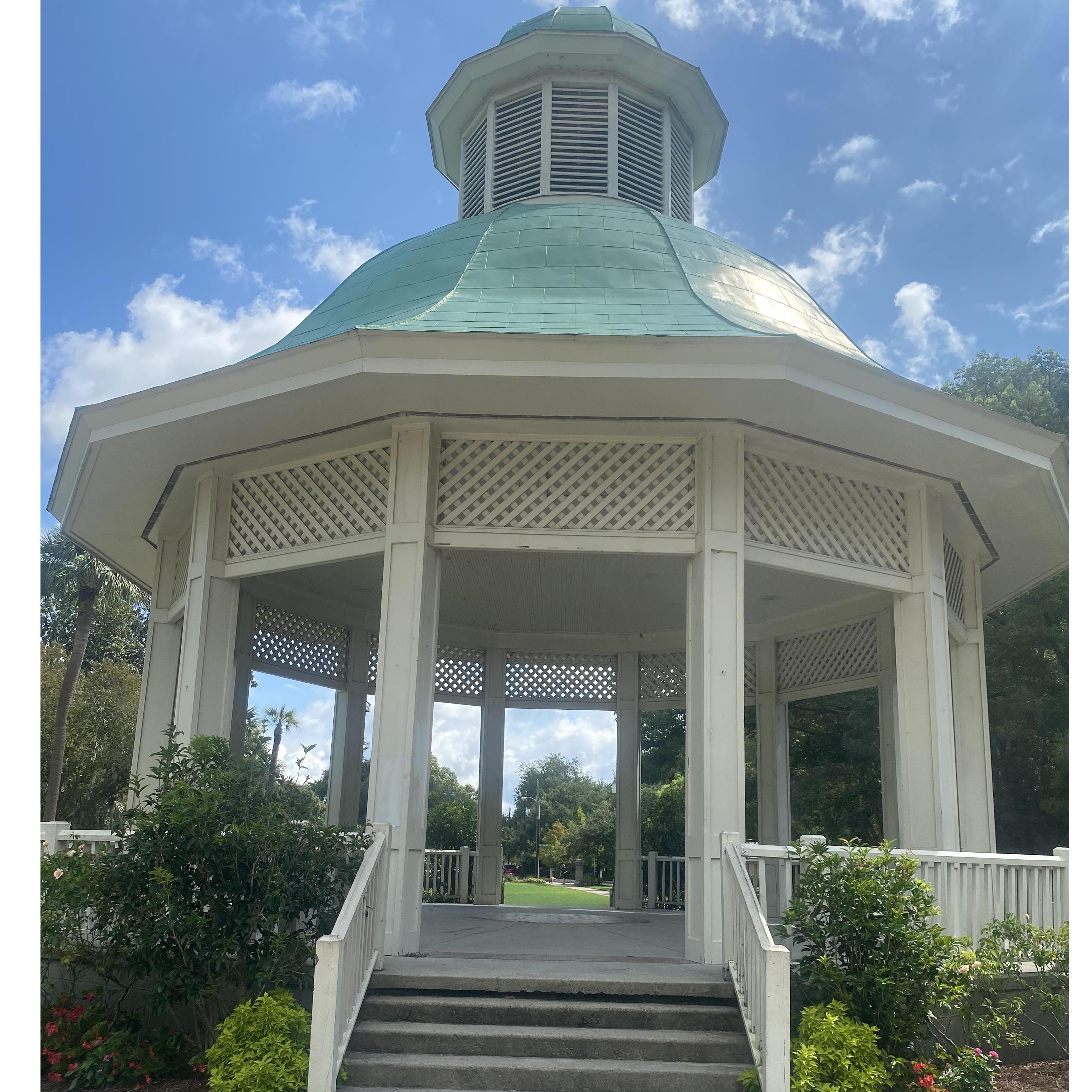 The Gazebo where we got engaged!