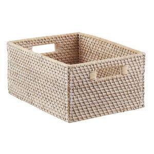Rattan Storage Bins with Handles