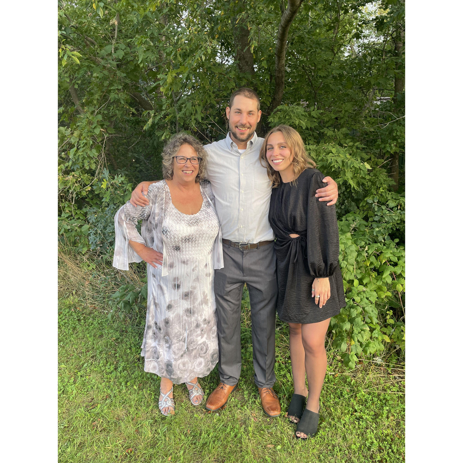 Blaek and Olivia with Balek’s mom Michelle.