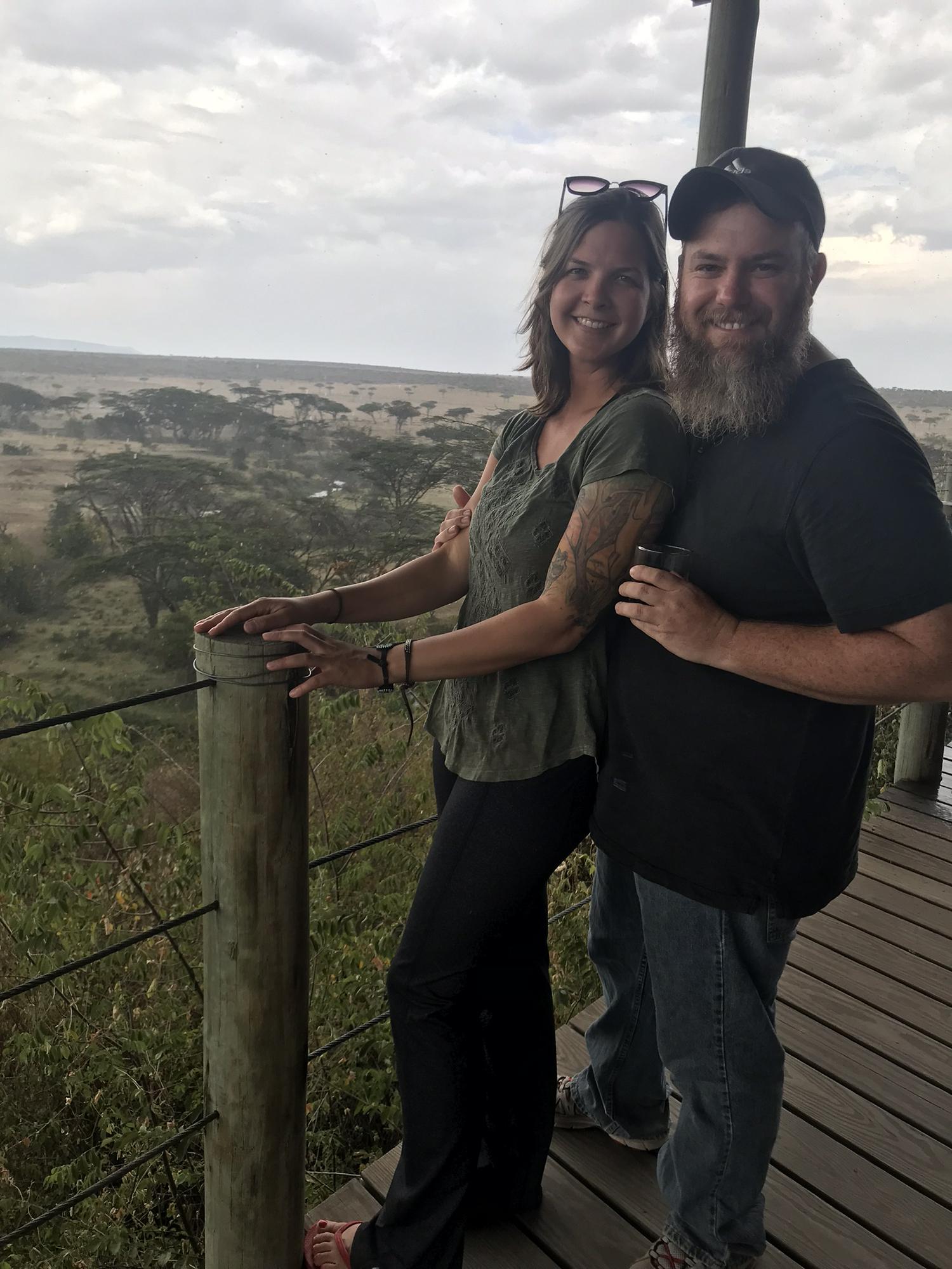 2019 volunteering in Kenya.