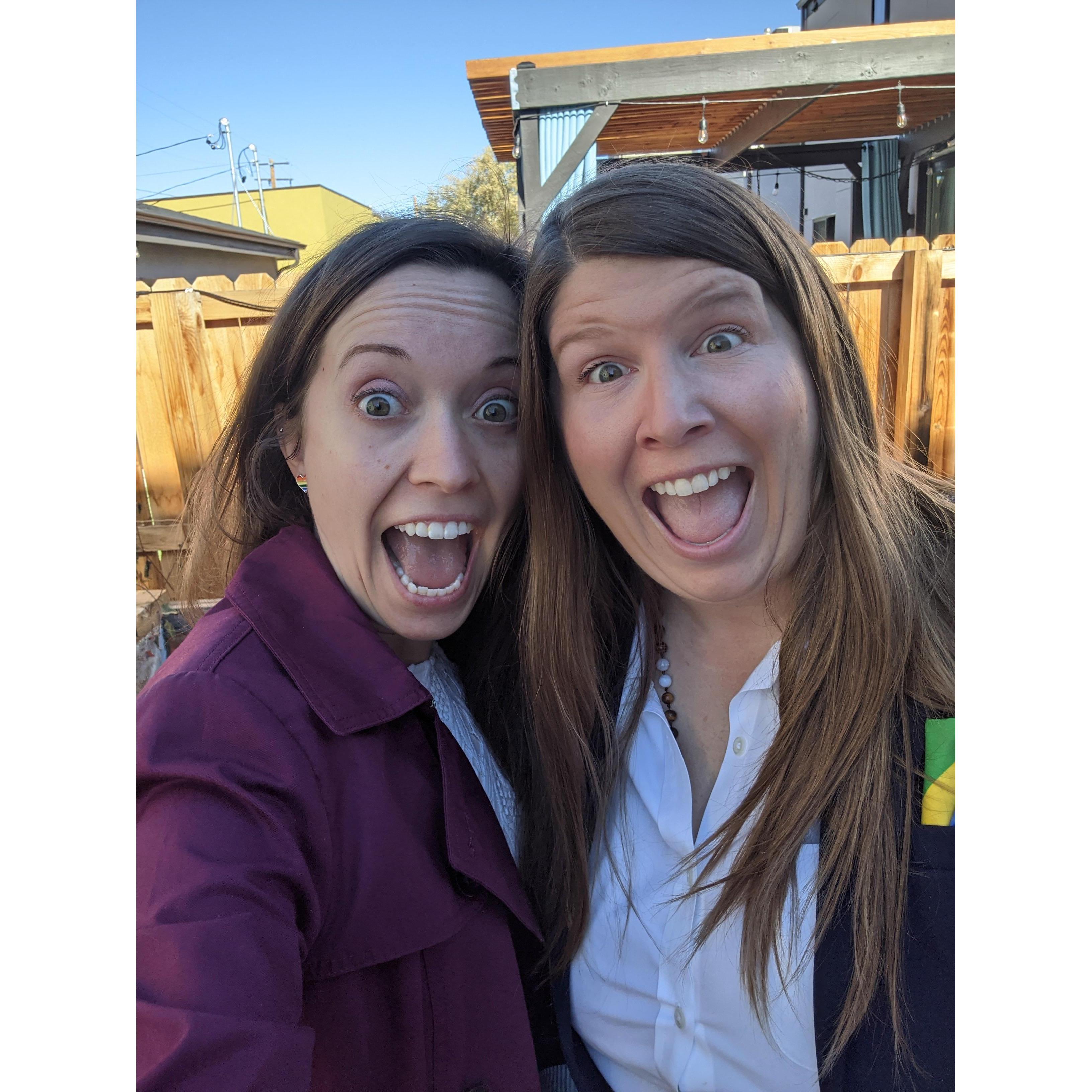10/29/20 - We got legally married!! But now we are so excited to have a wedding and celebrate with our family + friends in Mexico!
