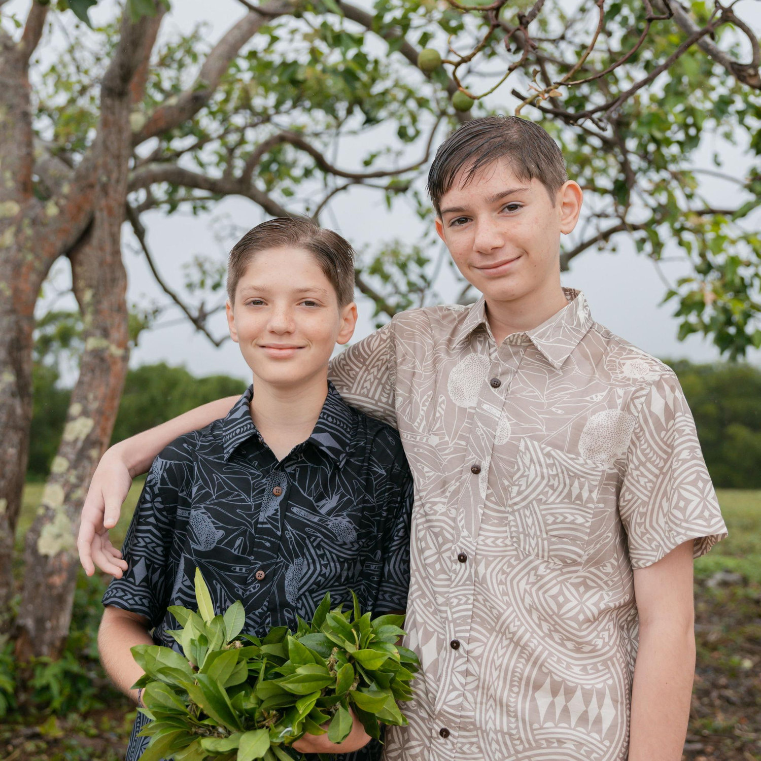 Alex on the left and Mikey on the right