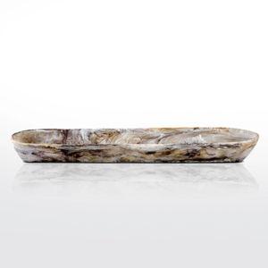 Nashi Home - Signature Boat Bowl X-Large - Mocha Swirl