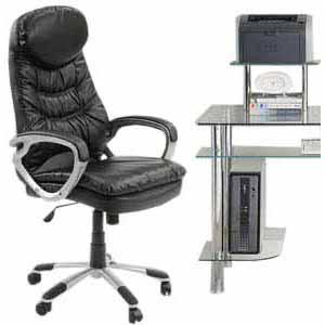 Innovex Bonded Leather, Pneumatic Lift & Caster