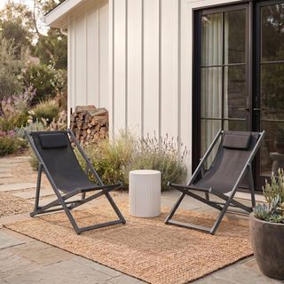 Camlin Outdoor Sling Chair, Set of 2