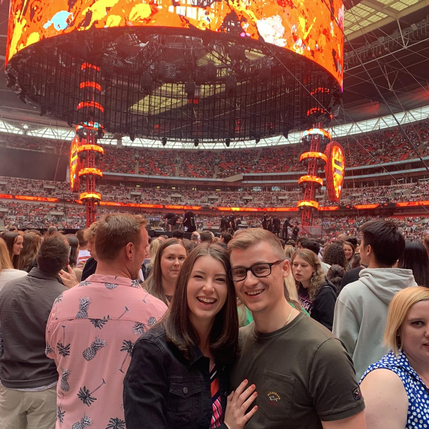 Ed Sheeran concert at the O2