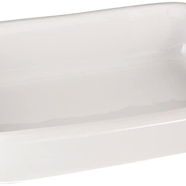 Le Creuset Stoneware Heritage Rectangular Dish, 4 qt. (12" x 9"), White