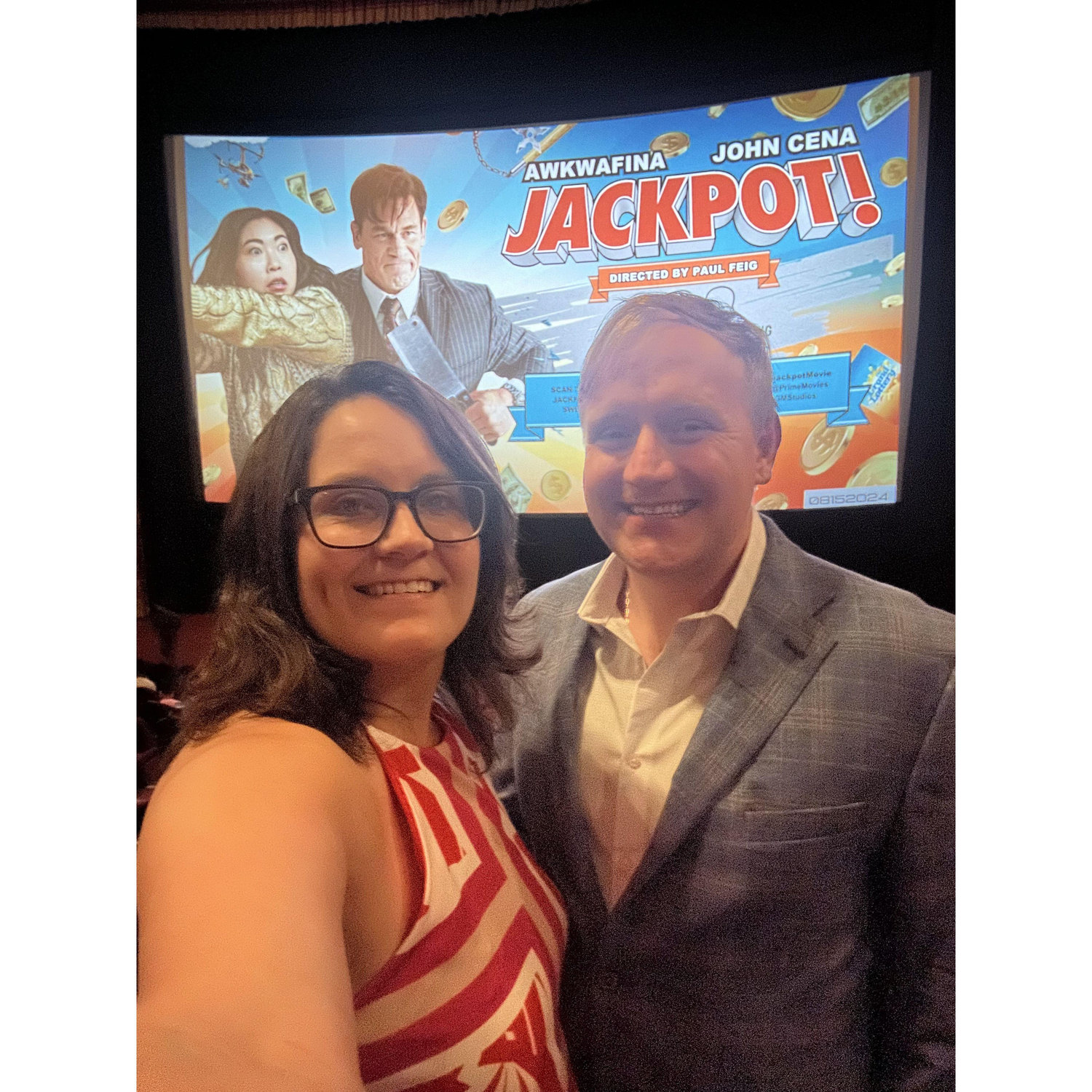 Red carpet couple at the JACKPOT premiere!