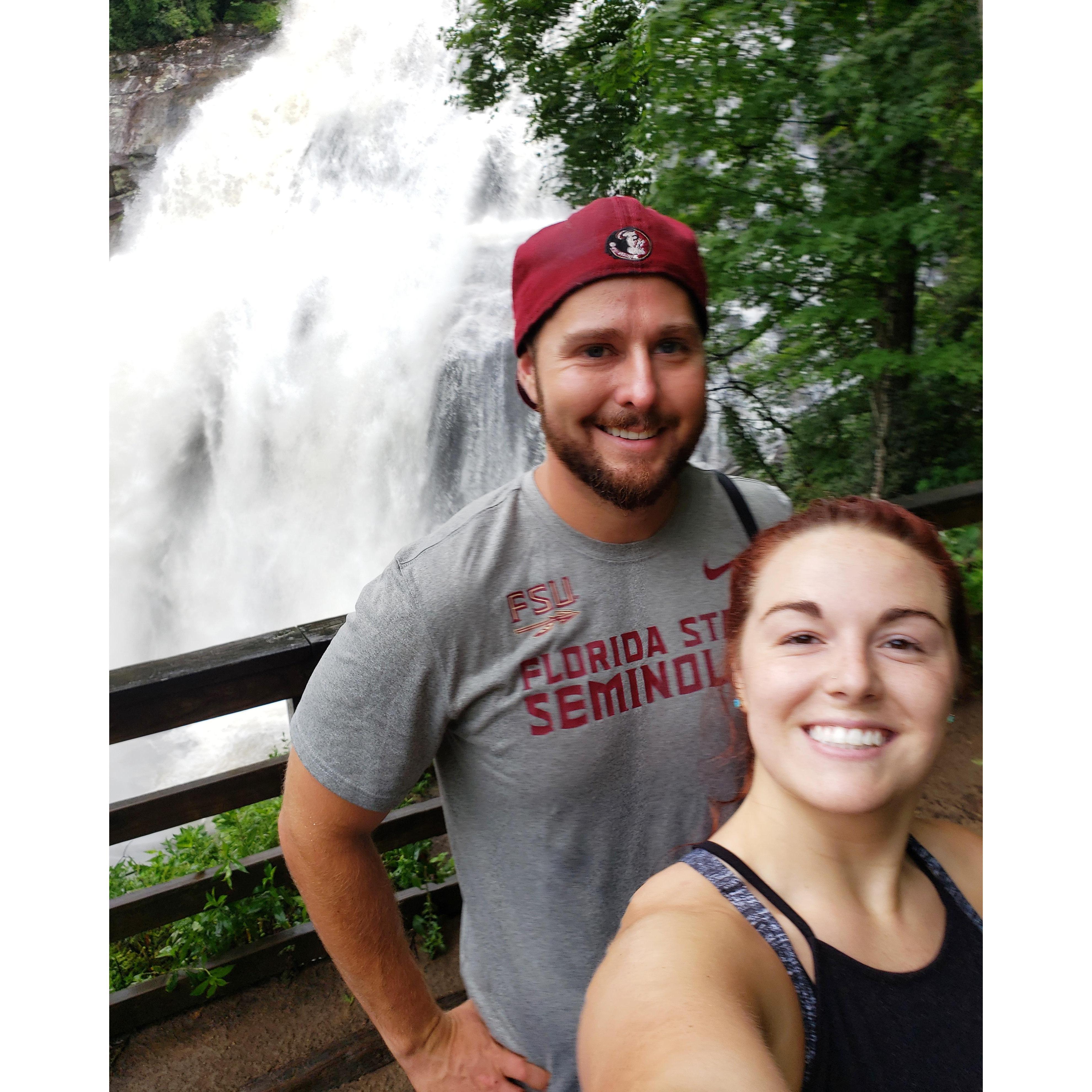 Hiking gorgeous waterfalls off the Blue Ridge