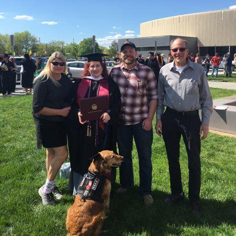 James and his parents came for my graduation from grad school.