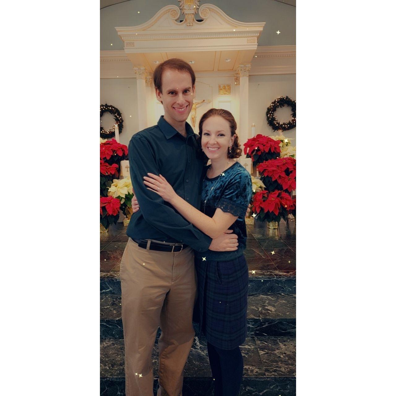 Our first Christmas engaged...
(Also, our first Christmas together LOL)