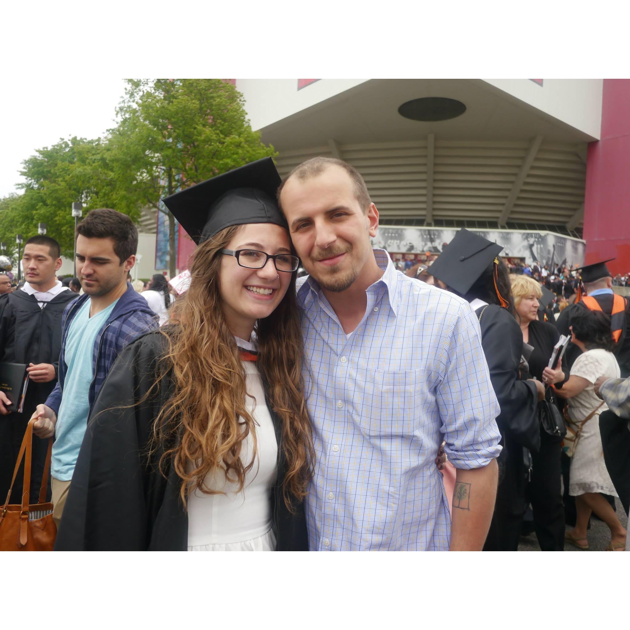 Meghan's graduation New Jersey, 2013
