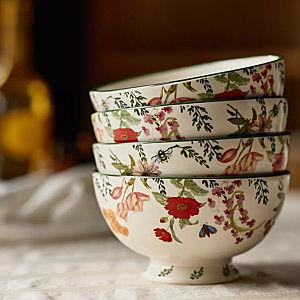 Eden Stoneware Cereal Bowls, Set of 4