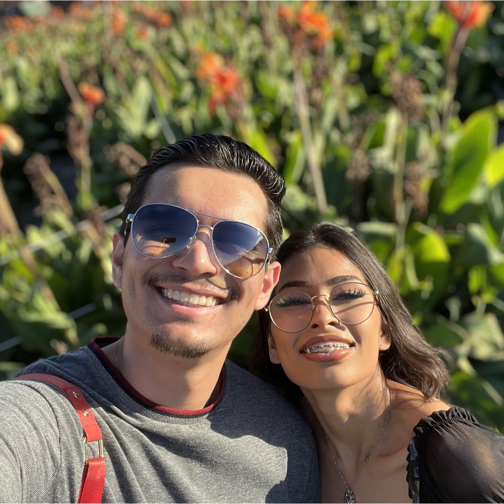 Our first time at the pumkin patch.