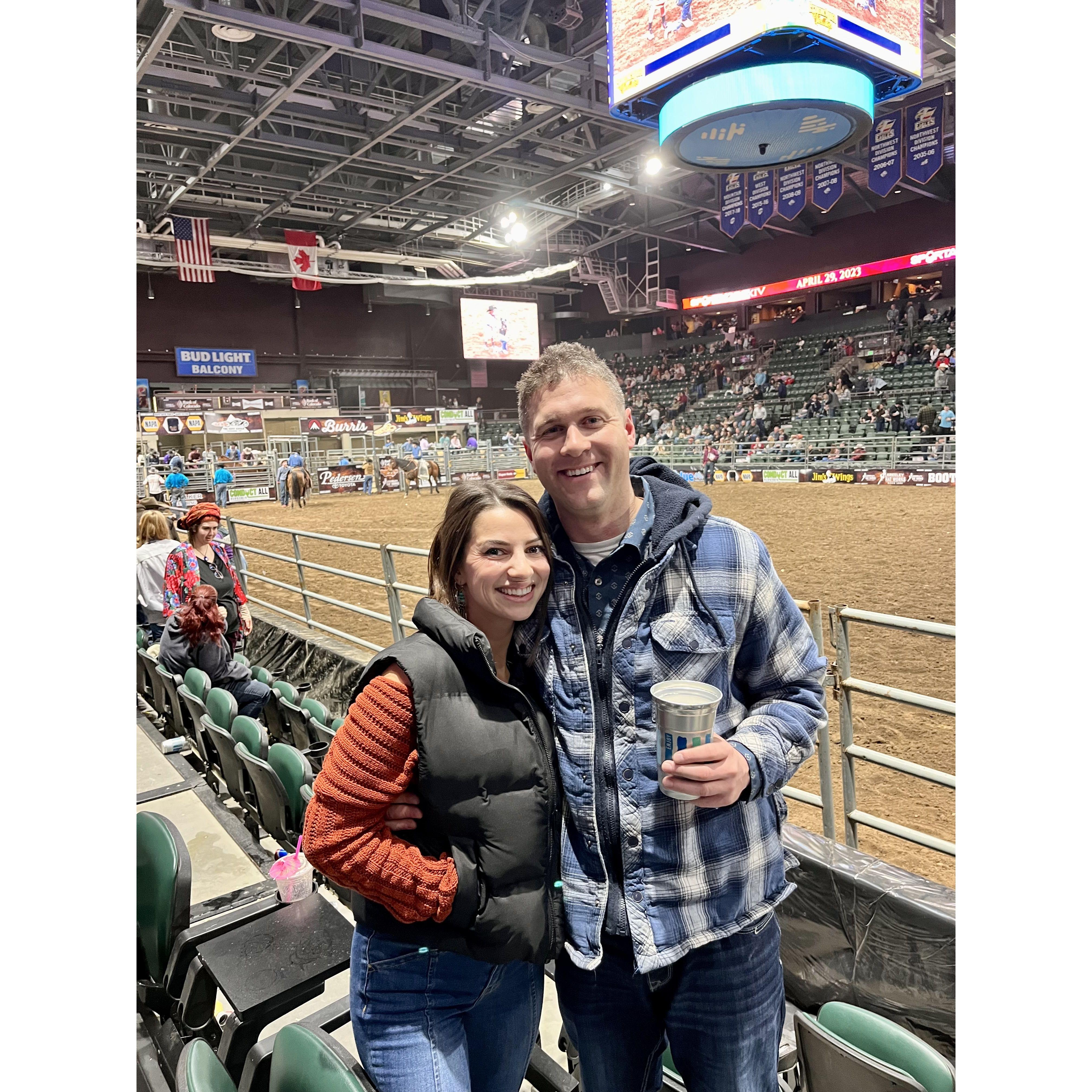 NYE Rodeo. Yeehaw! Loveland, CO