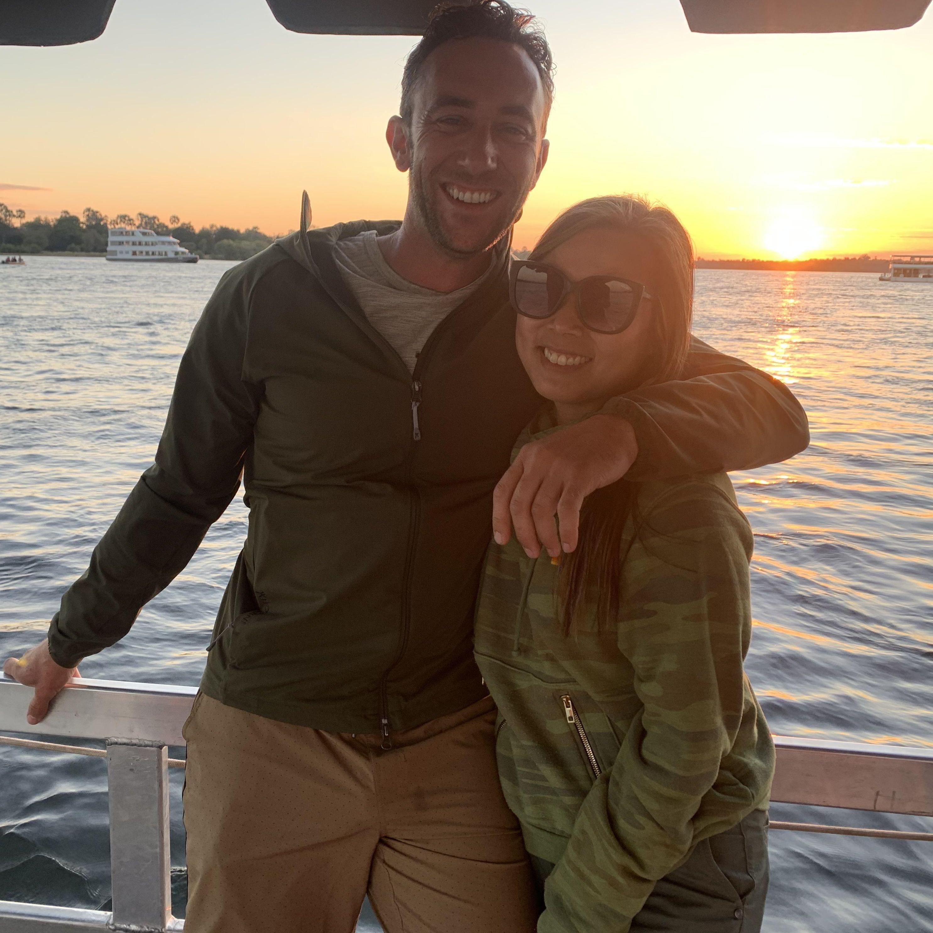 Sundowners on the Zambezi