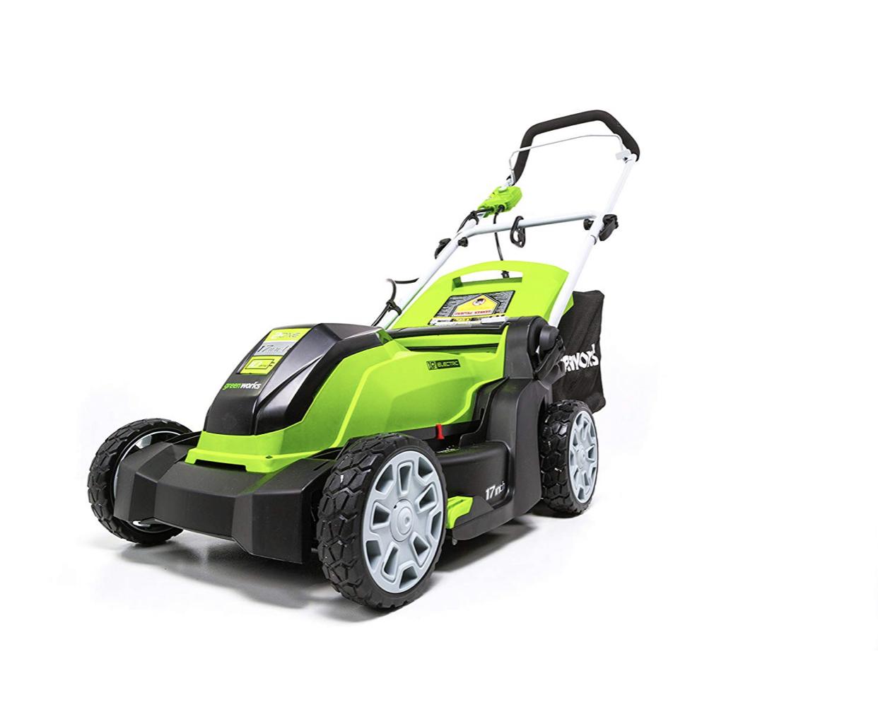 Greenworks 17-Inch 10 Amp Corded Electric Lawn Mower MO10B00
