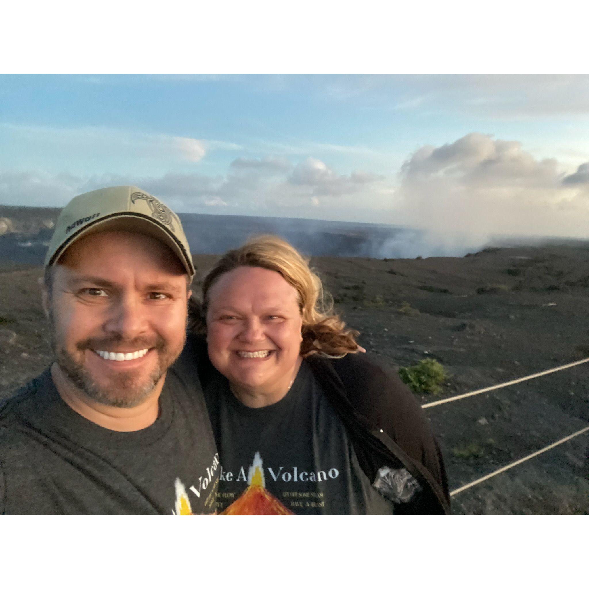 Hawaii March 2022- Big Island volcano in the background