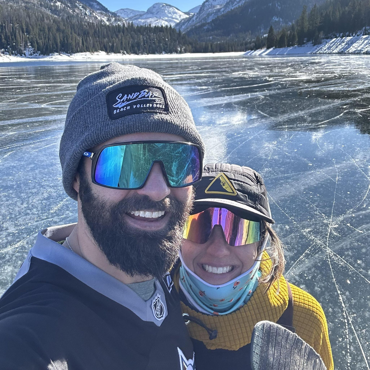 It's not winter in Utah without a little pond hockey!