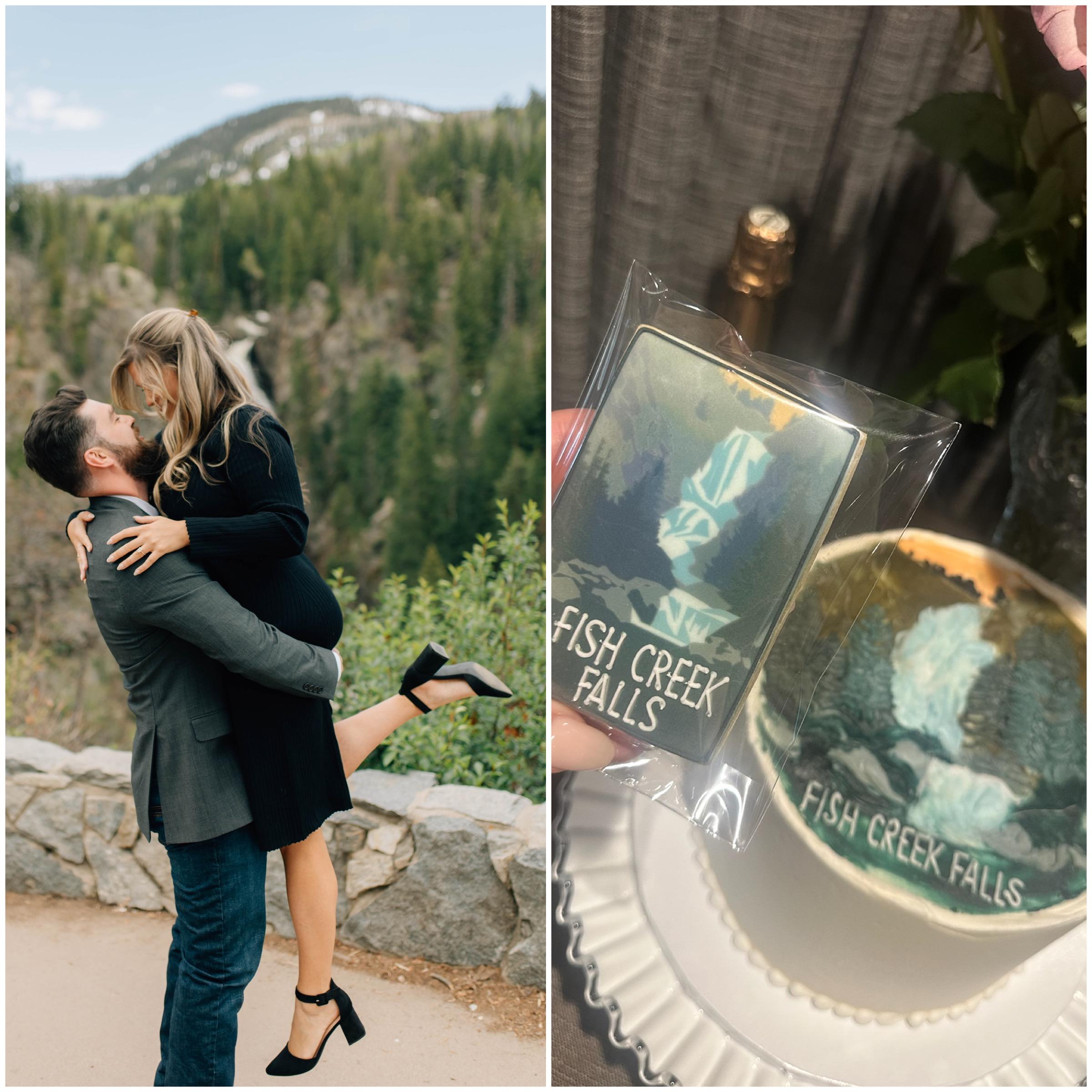 Our family got us the most perfect cake for our engagement party!