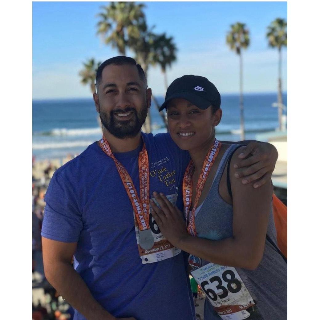 5k Turkey Trot in Oceanside, Ca.