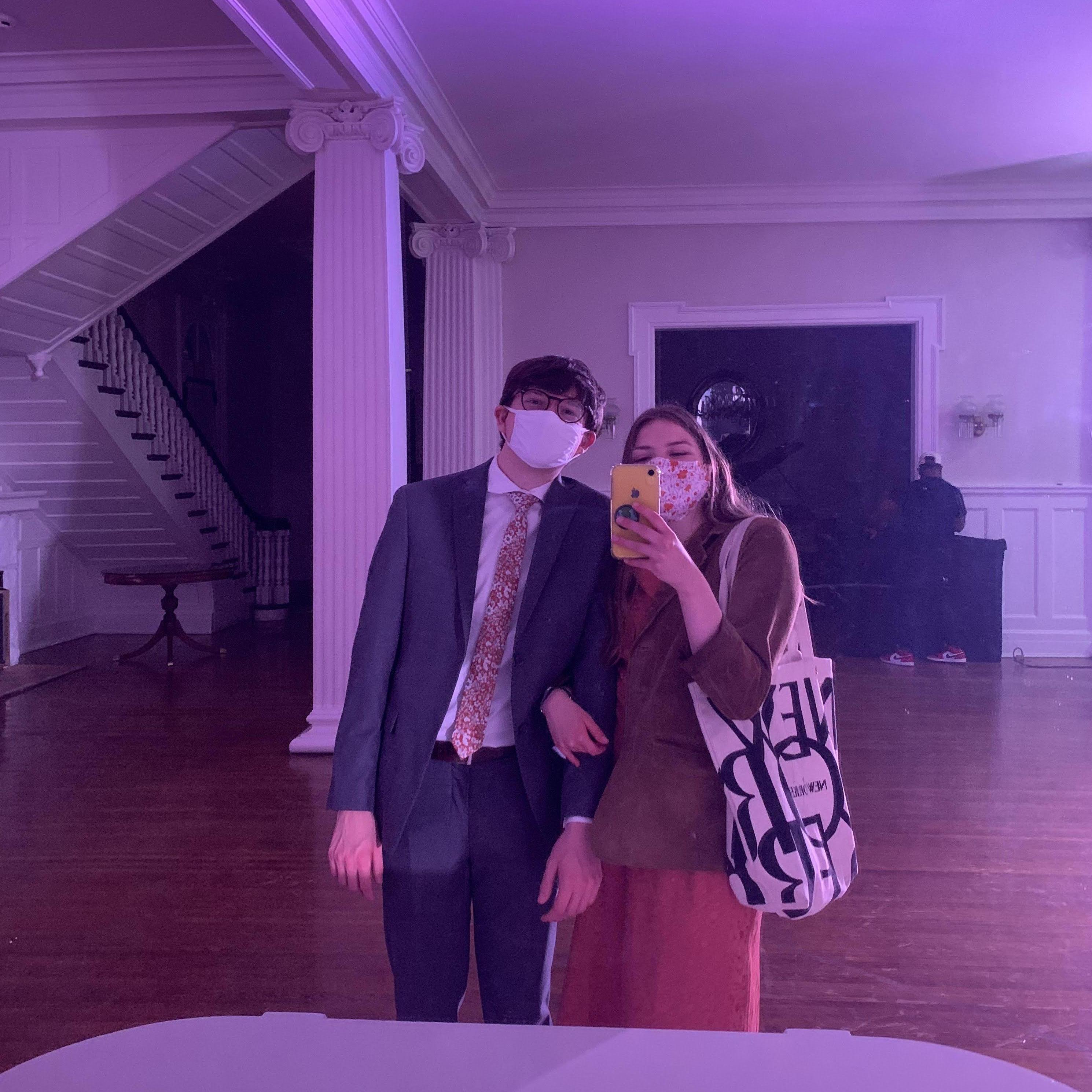 mirror selfie after formal!