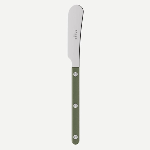 Bistrot Pearly, Dark Green, Shiny Finish, Butter Knife