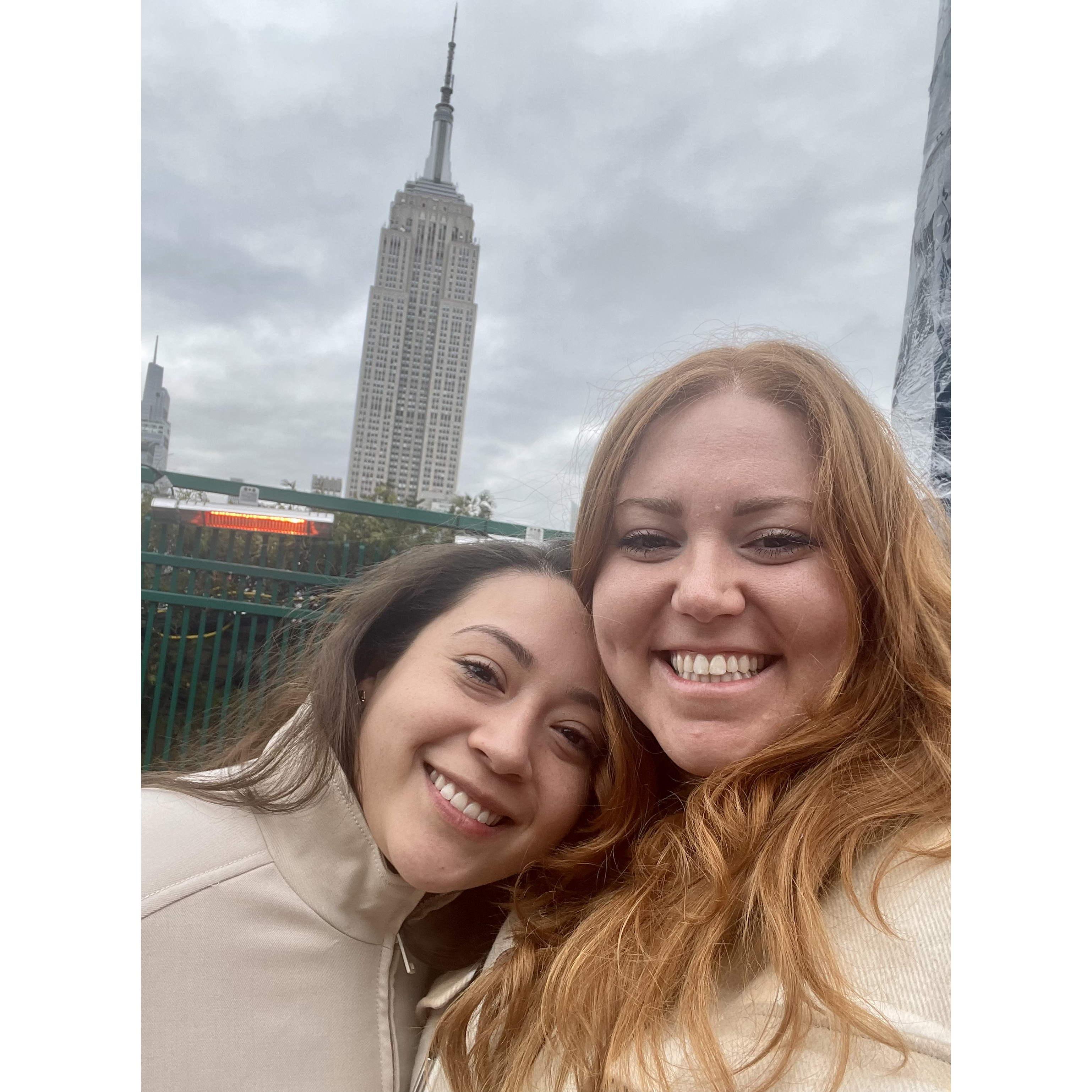 March 2022: Brunch with friends at 230th fifth rooftop in NYC