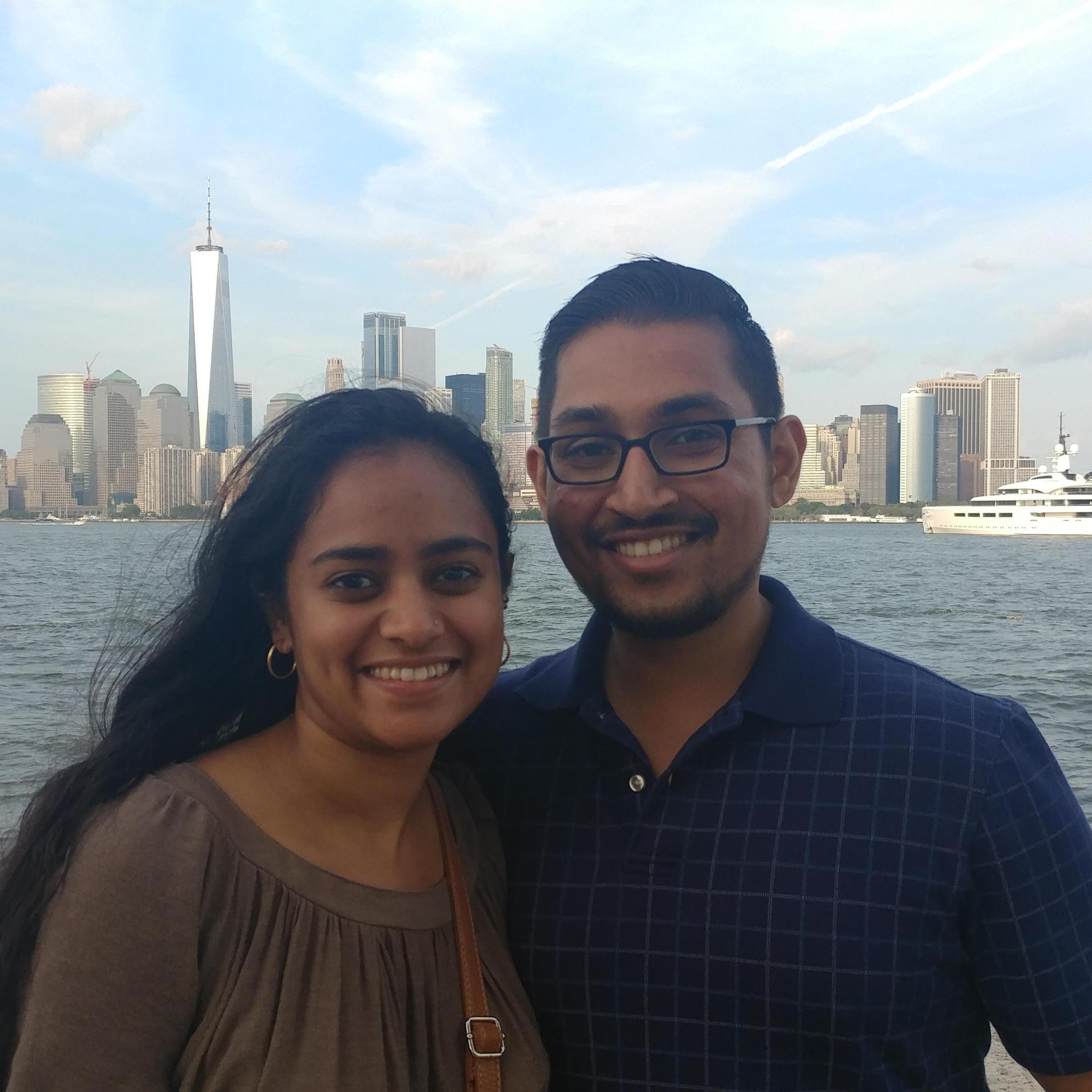 The view from Liberty Island!