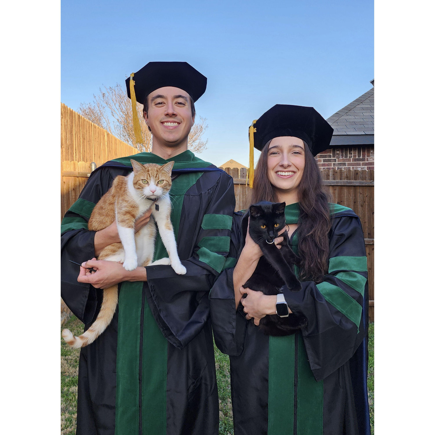 Graduating from medical school together!