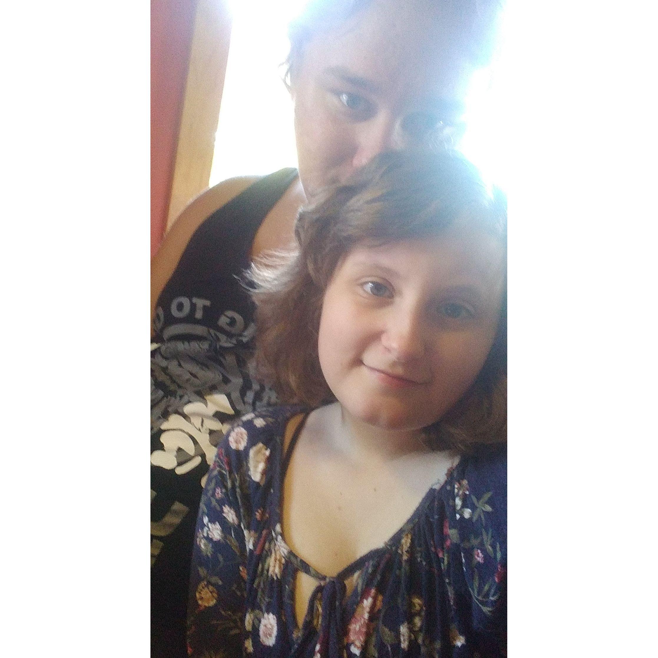 This is the first picture we took together the day we met in person.
