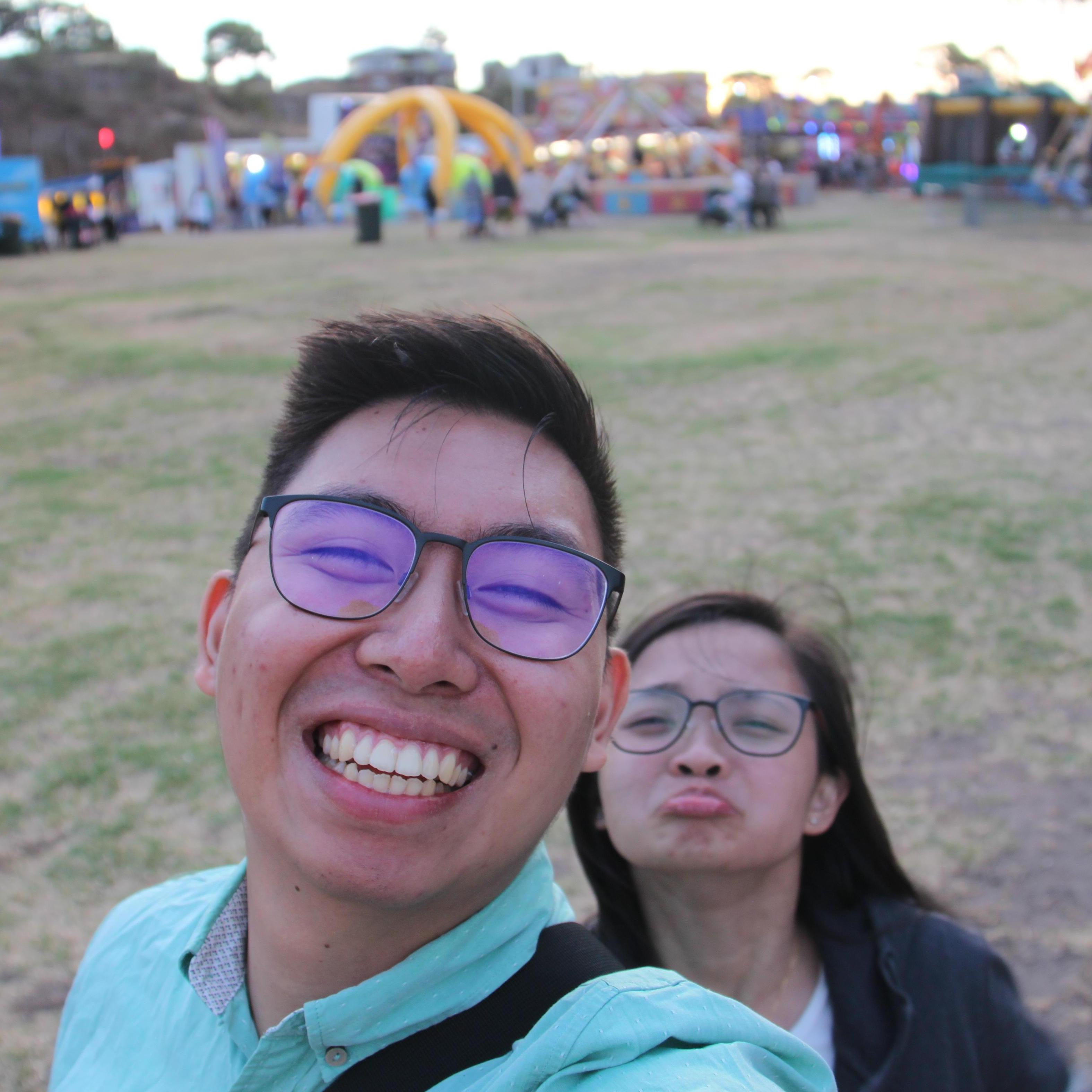 When I kept sulking because I wanted him to win me a toy at a carnival and he said no... But months after, he won me a huge sloth soft toy just in one shot. Love you - Drea