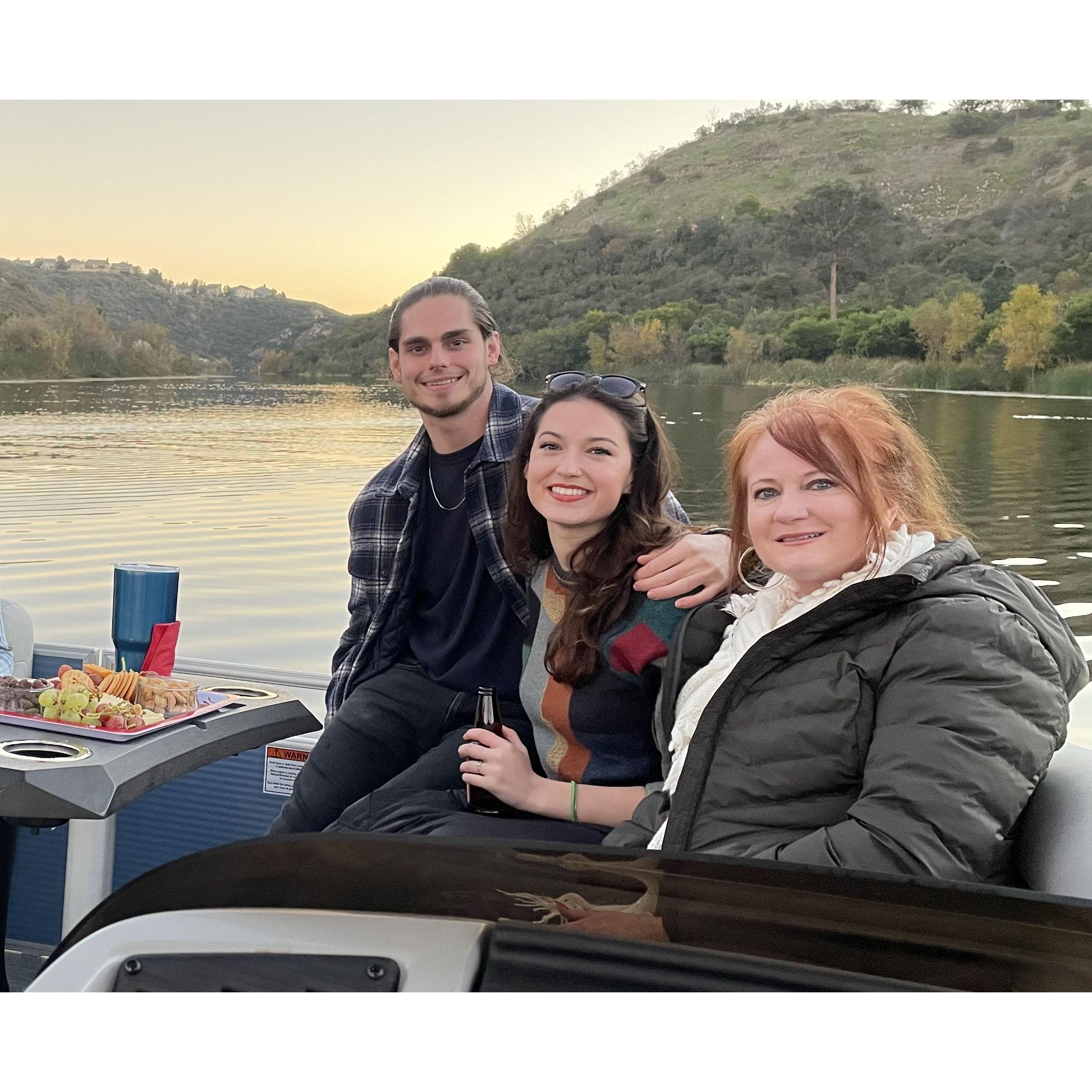 Beautiful boat ride in San Diego with the Twardys
