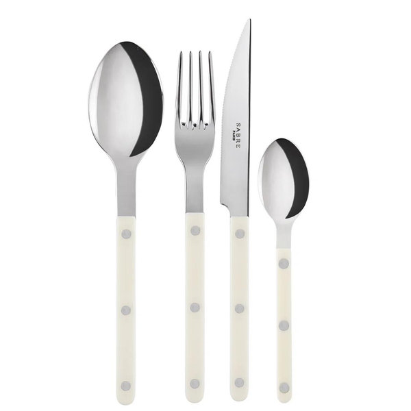 Bistrot Solid, Ivory - 4 pieces cutlery set