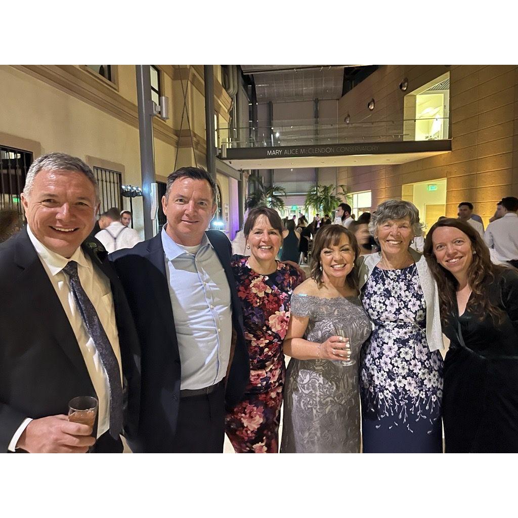 Todd & Family at Meg's Wedding