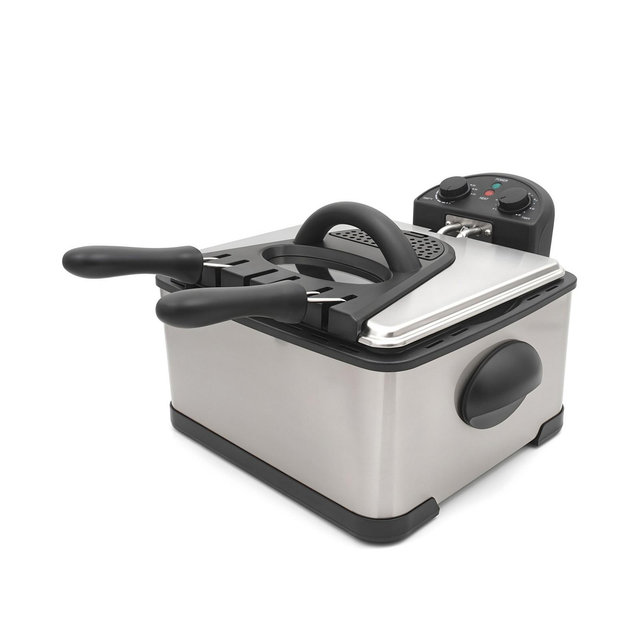 Elite Cuisine 4 Quart Dual Deep Fryer