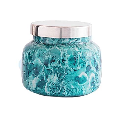 Capri Blue Signature Volcano Candle in Watercolor Glass Jar, 19 Ounce